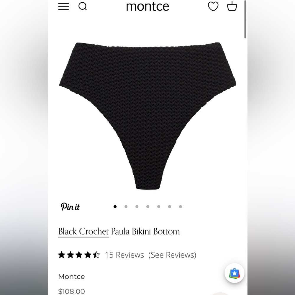 Montce Crochet Bikini View 2
